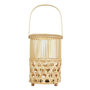 Voir la diapositive 1 : Paris Prix Lanterne en Bambou  Anse Tressée  55cm Naturel