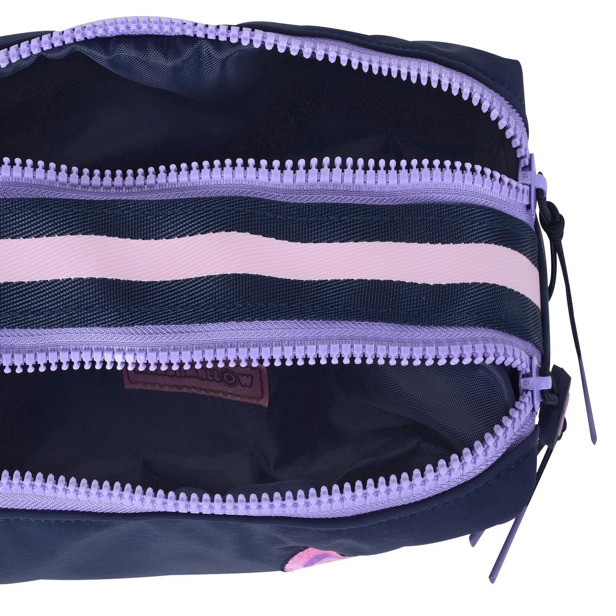 Voir la diapositive 4 : Bagtrotter MARSHMALLOW - Trousse scolaire double compartiment GLIMMED - Bleu nuit - Fille