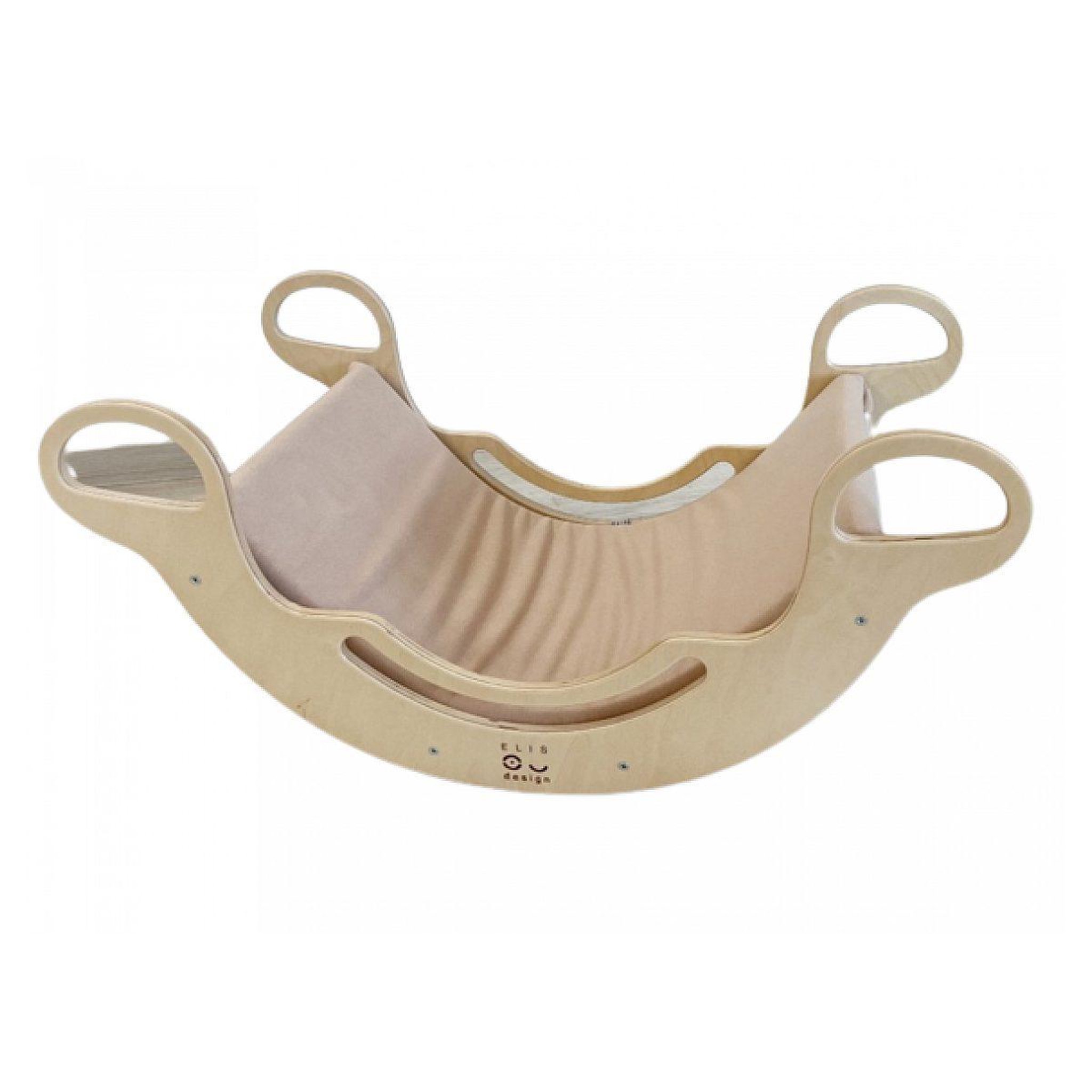 ELIS DESIGN Housse textile pour rocker montessori- avec élasthanne - beige