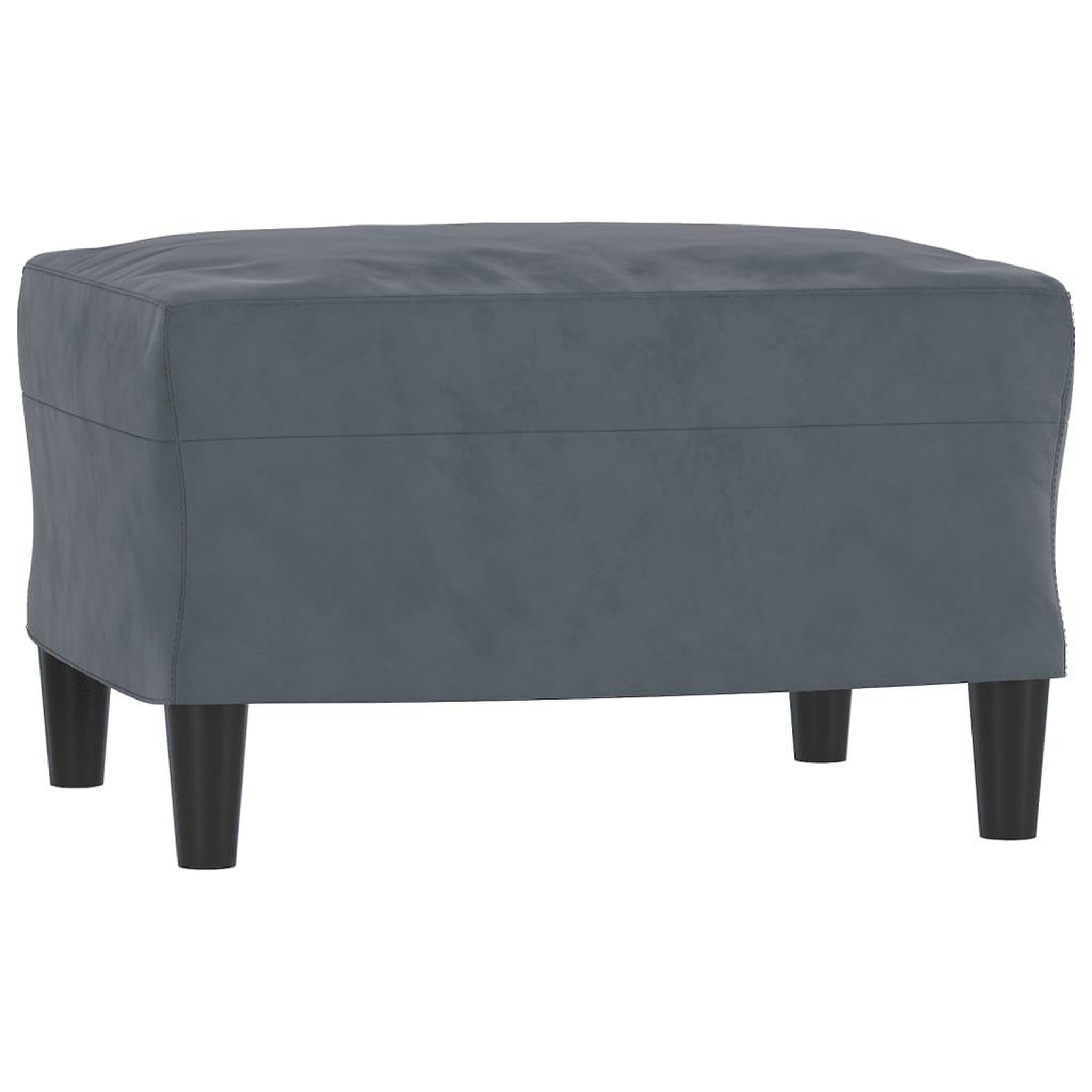Voir la diapositive 5 : VIDAXL Ensemble de canapes 3 pcs avec coussins gris fonce velours