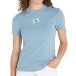 CALVIN KLEIN JEANS T shirt  Femme Calvin Klein Jeans Washed. Coloris disponibles : Bleu