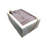 Voir la diapositive 2 : ACTUEL Pack cadeau peignoir en coton 400 g/m² encolure dorée