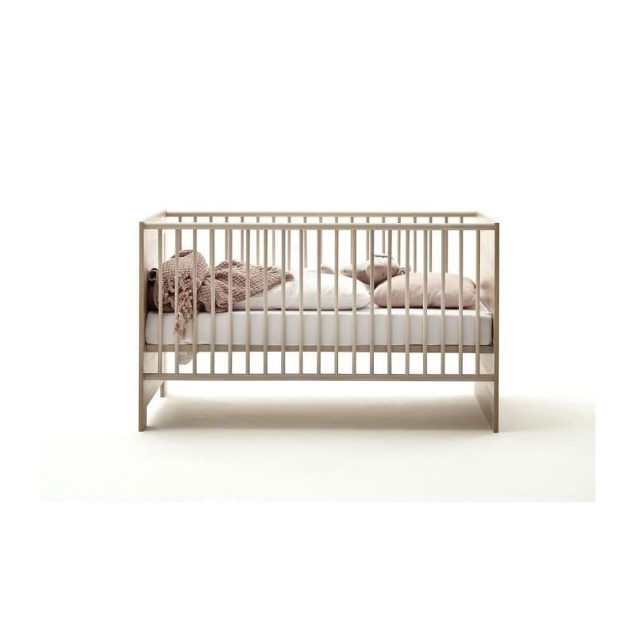 Voir la diapositive 3 : Trendteam Chambre bébé Trio : Lit 70 x 140 cm + Commode a langer + Armoire AHOI - Chene - TREND TEAM