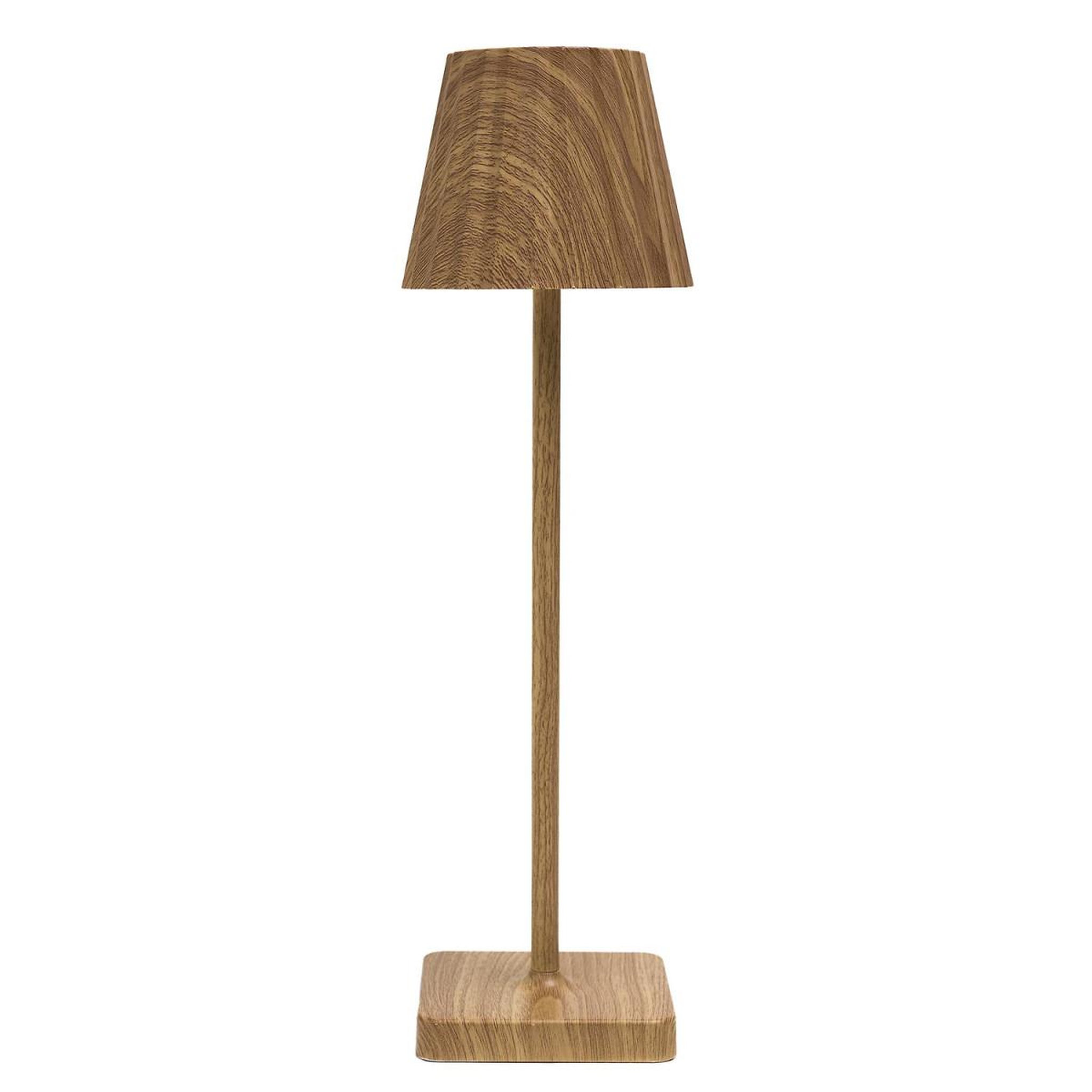 Voir la diapositive 2 : The Home Deco Factory Lampe à poser tactile effet bois  alana  36cm naturel