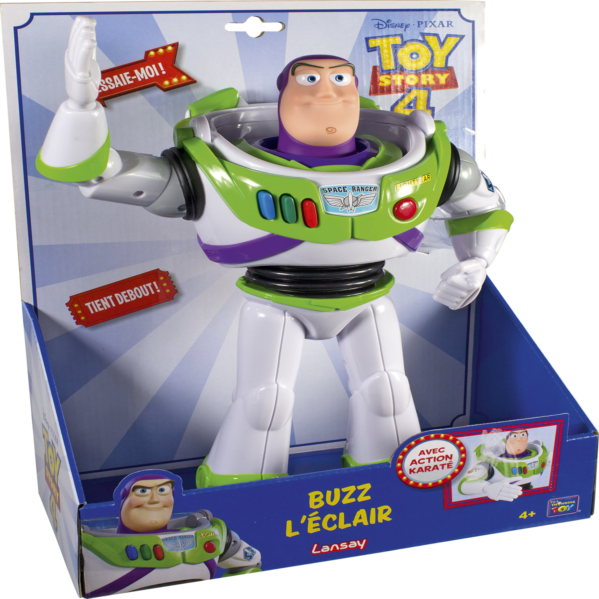 Voir la diapositive 2 : LANSAY Figurine Toy Story 4 Buzz l'Eclair Action Karaté