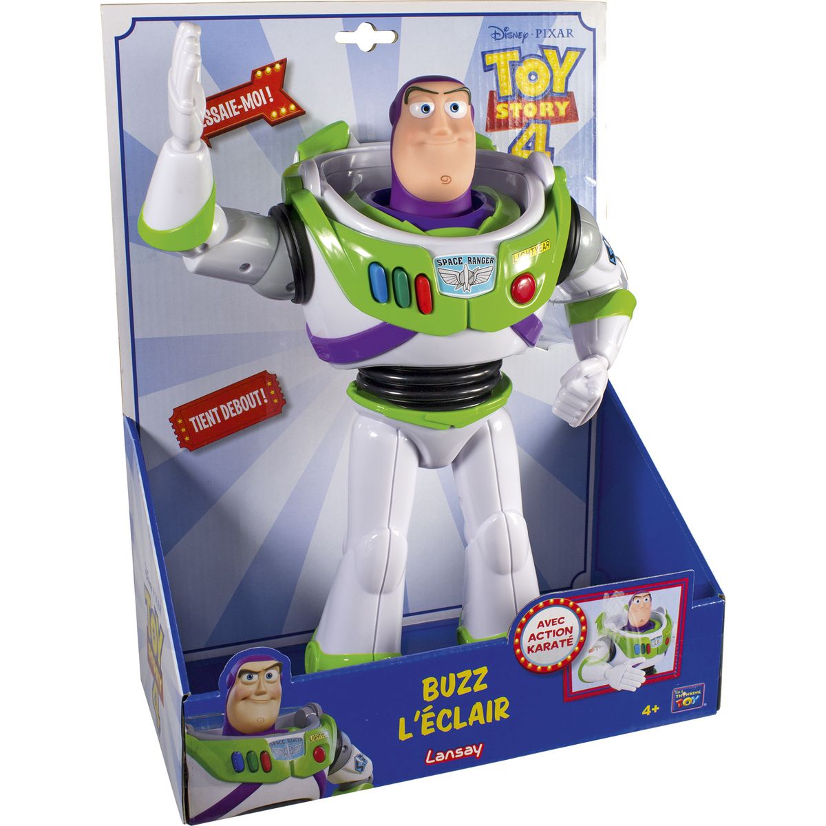 LANSAY Figurine Toy Story 4 Buzz l'Eclair Action Karaté