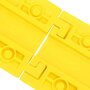 Voir la diapositive 5 : VIDAXL Rampes de protection de cable 4 pcs 98,5 cm Jaune