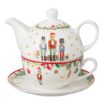 Paris Prix Théière de Noël  Casse-Noisette  16cm Blanc