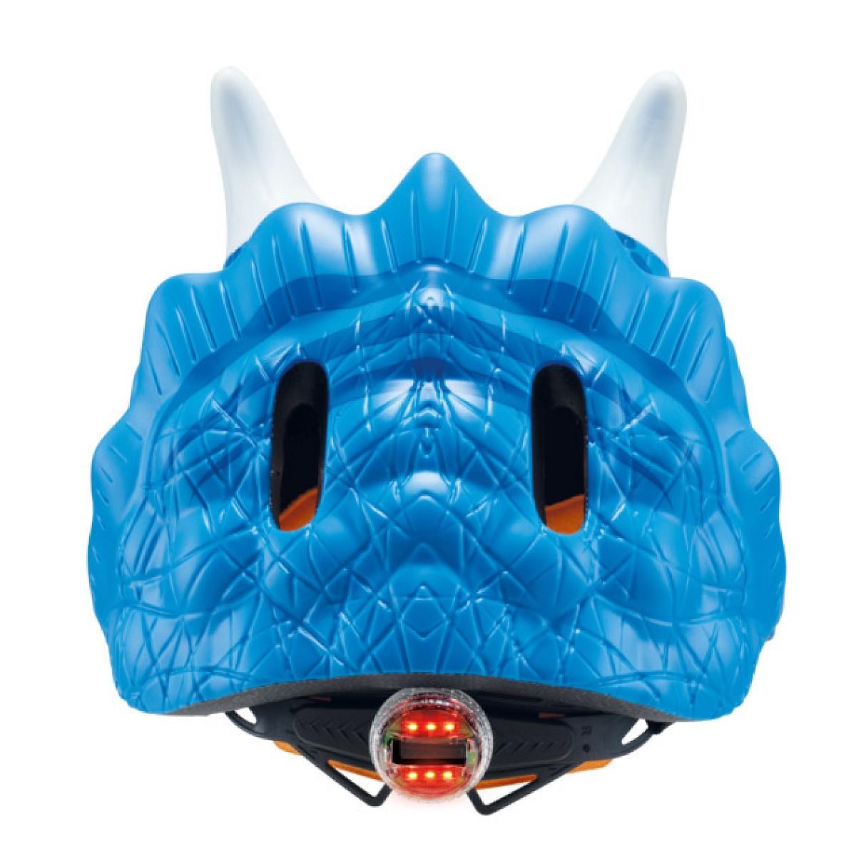 Globber Casque Fantasy Animal (S/M) 49-55 Cm Triceratops Bleu