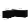 Voir la diapositive 6 : VIDAXL Housses de salon de jardin 2pcs Forme L 12 œillets 250x250x90cm