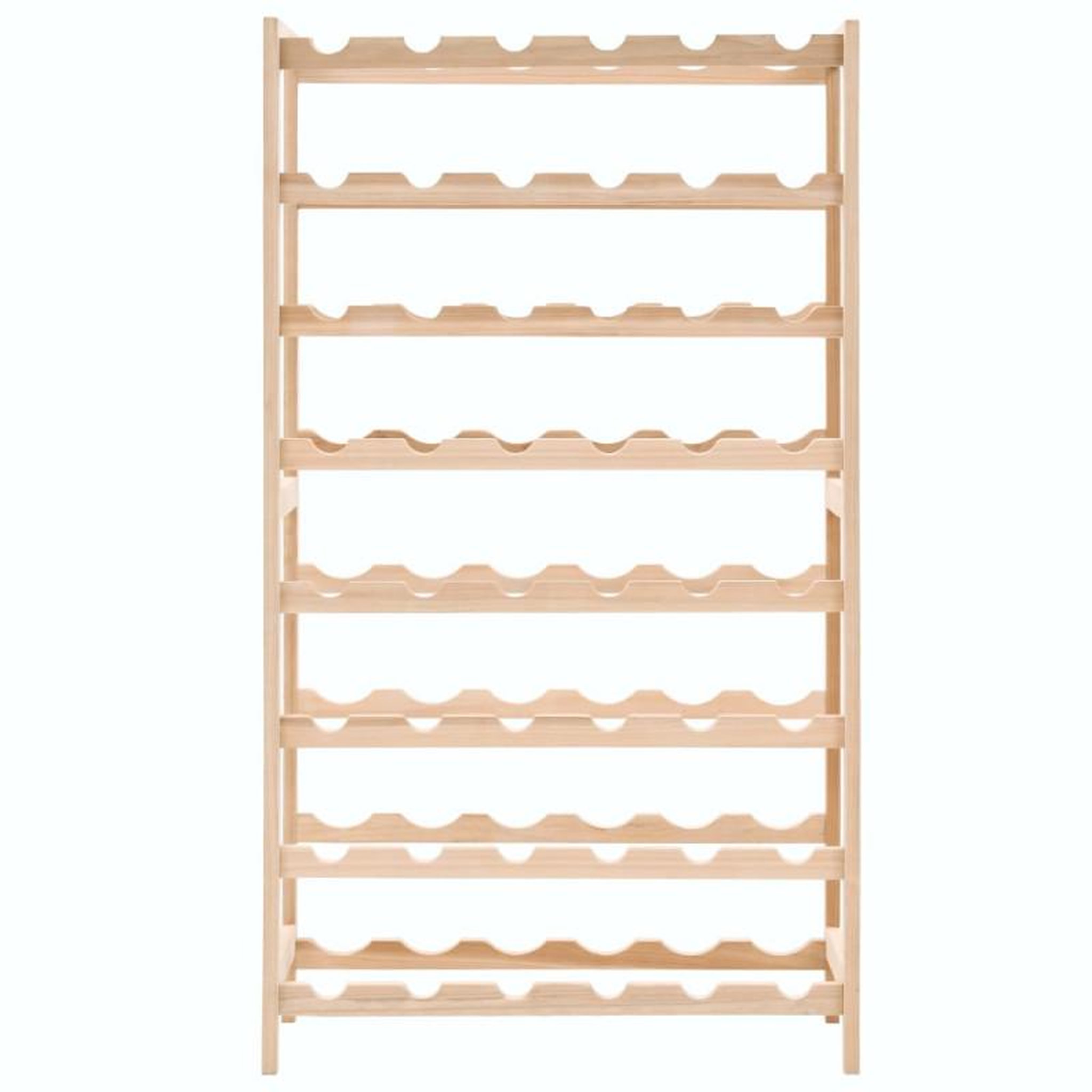 Voir la diapositive 3 : VIDAXL Casier à bouteilles Bois de cèdre 57,5 x 28 x 102 cm
