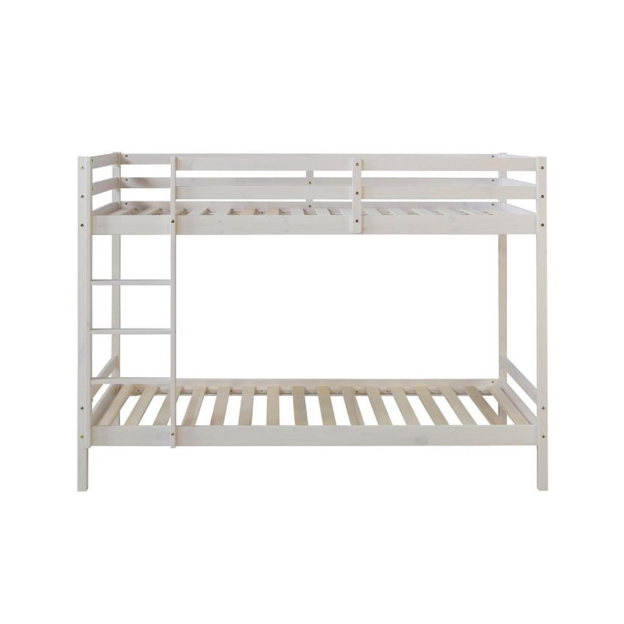 Voir la diapositive 4 : HomeStyle4U Lit superposé avec 2 matelas enfant 90x200 cm