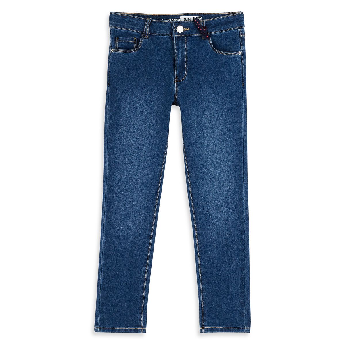 INEXTENSO Pantalon denim bleu fille 
