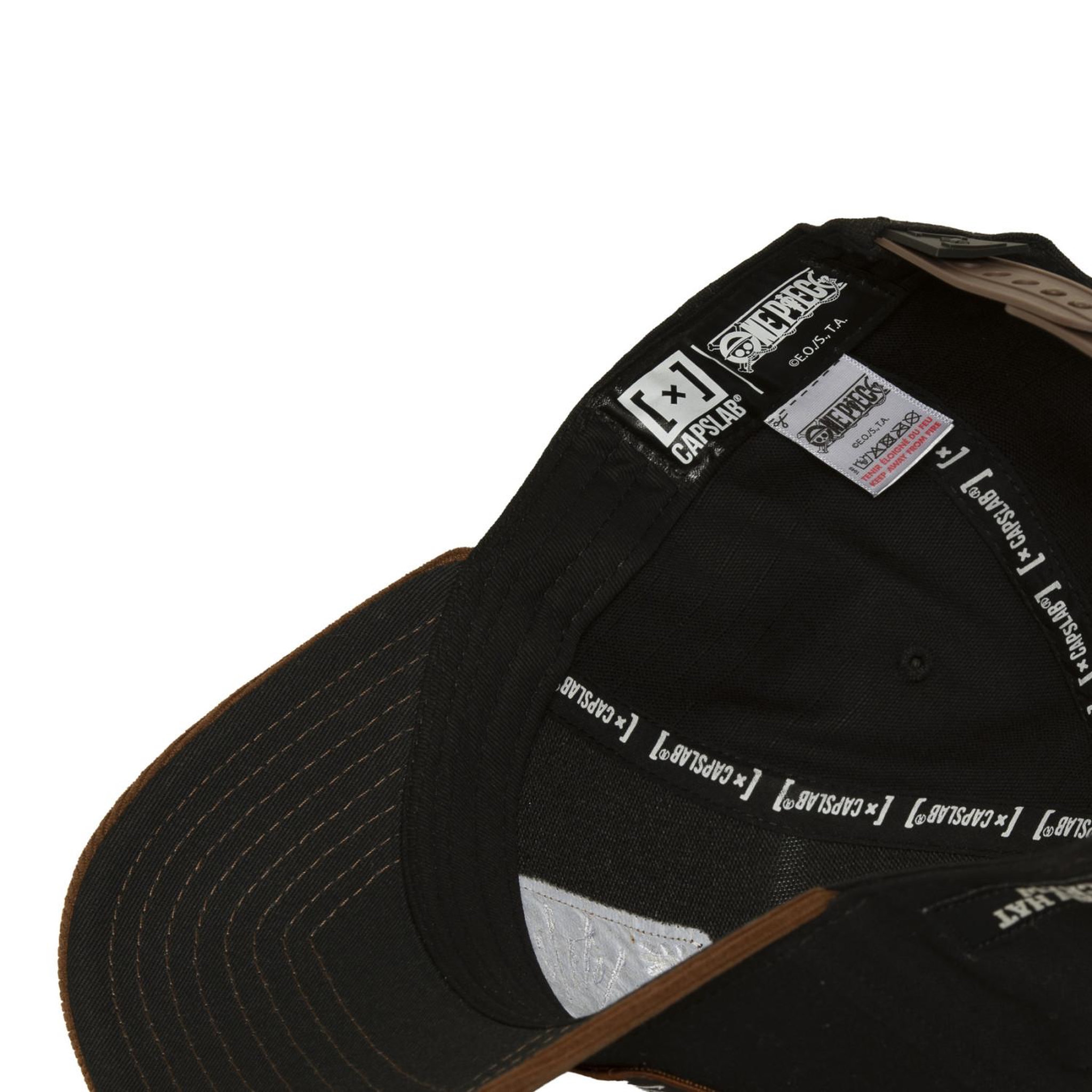 Voir la diapositive 6 : CAPSLAB Casquette trucker avec patch one piece mugiwara