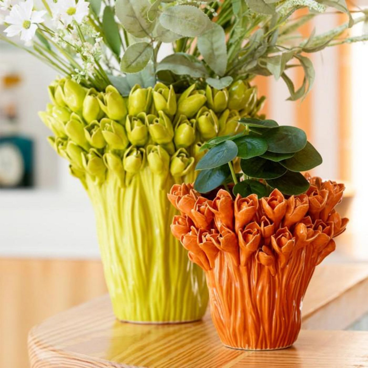 Paris Prix Vase Déco en Grès  Ambrosia  19cm Orange