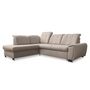 Voir la diapositive 6 : BEST MOBILIER Paul - canapé d'angle gauche - 5 places - convertible avec coffre et têtières - en tissu