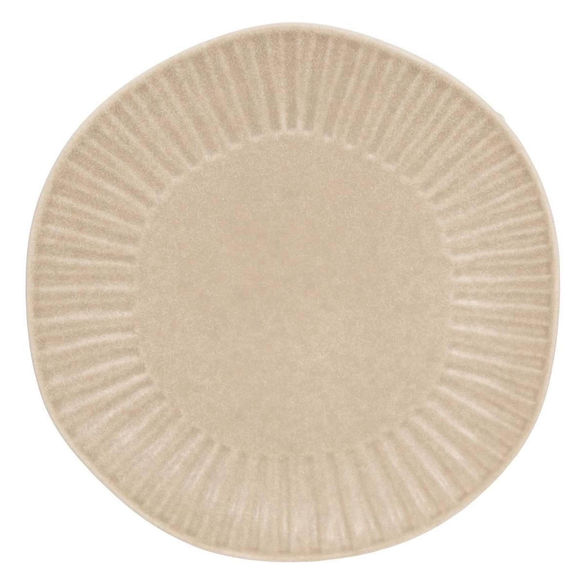 SECRET DE GOURMET Lot de 6 assiettes plates  nyero  27cm beige