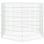 Voir la diapositive 3 : VIDAXL Enclos pour animaux en liberte 6 panneaux 54x80cm fer galvanise