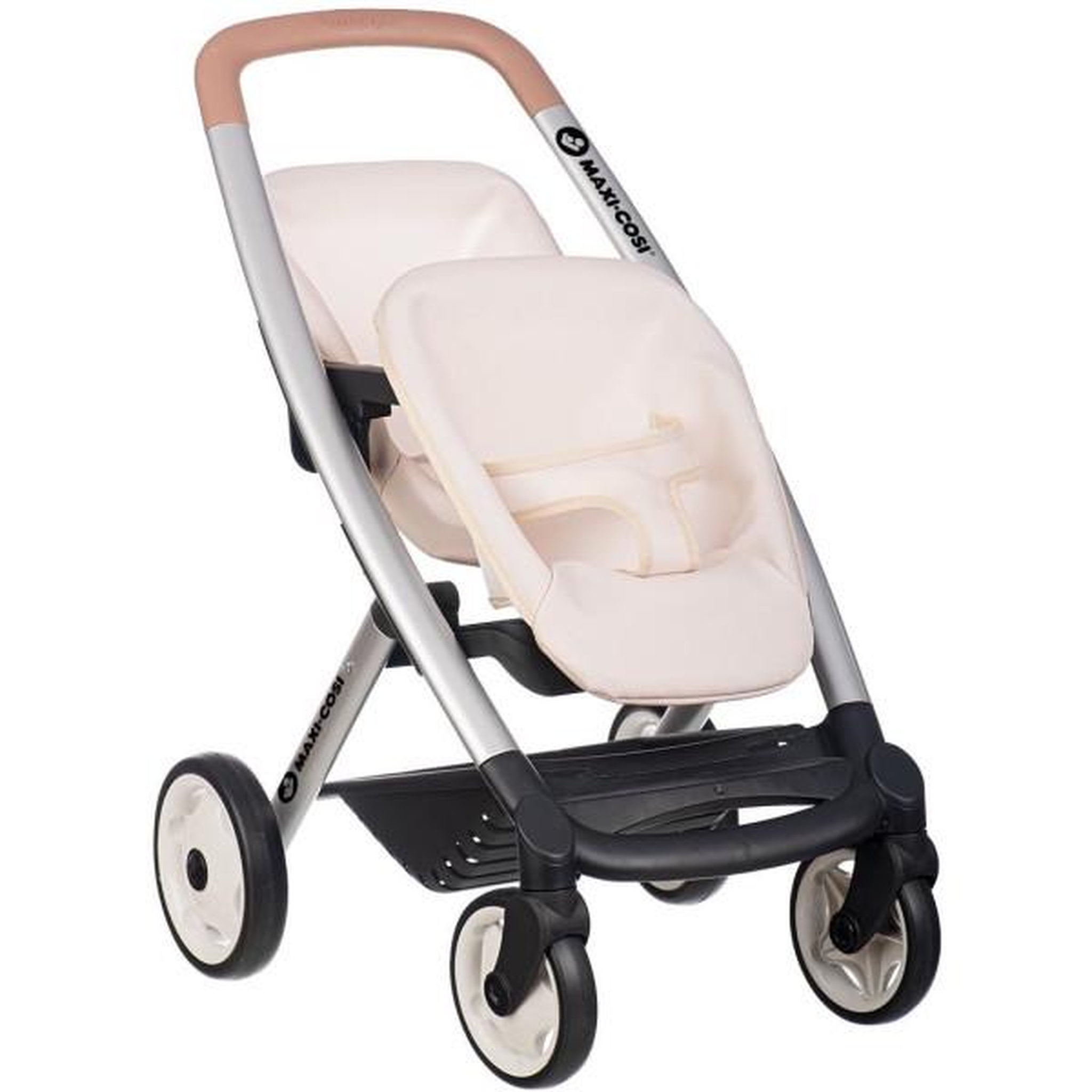 SMOBY SMOBY - Maxi cosi - Poussette Jumeaux beige - Pour poupon - Des 3 ans