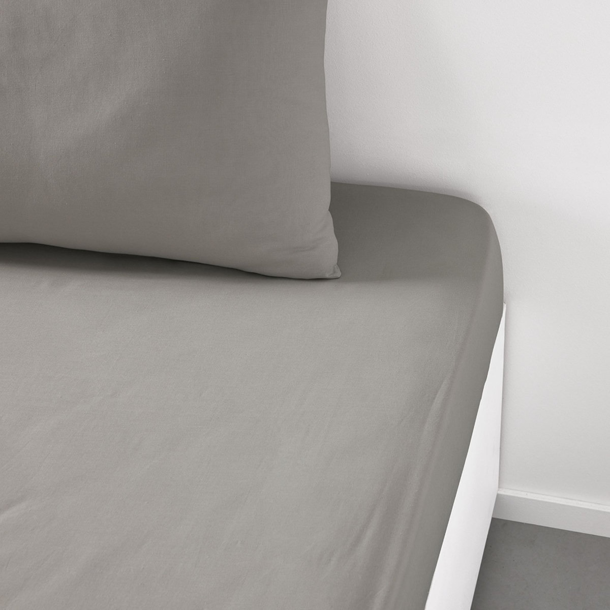 TODAY Drap housse uni en Coton 57 fils ORGANIC