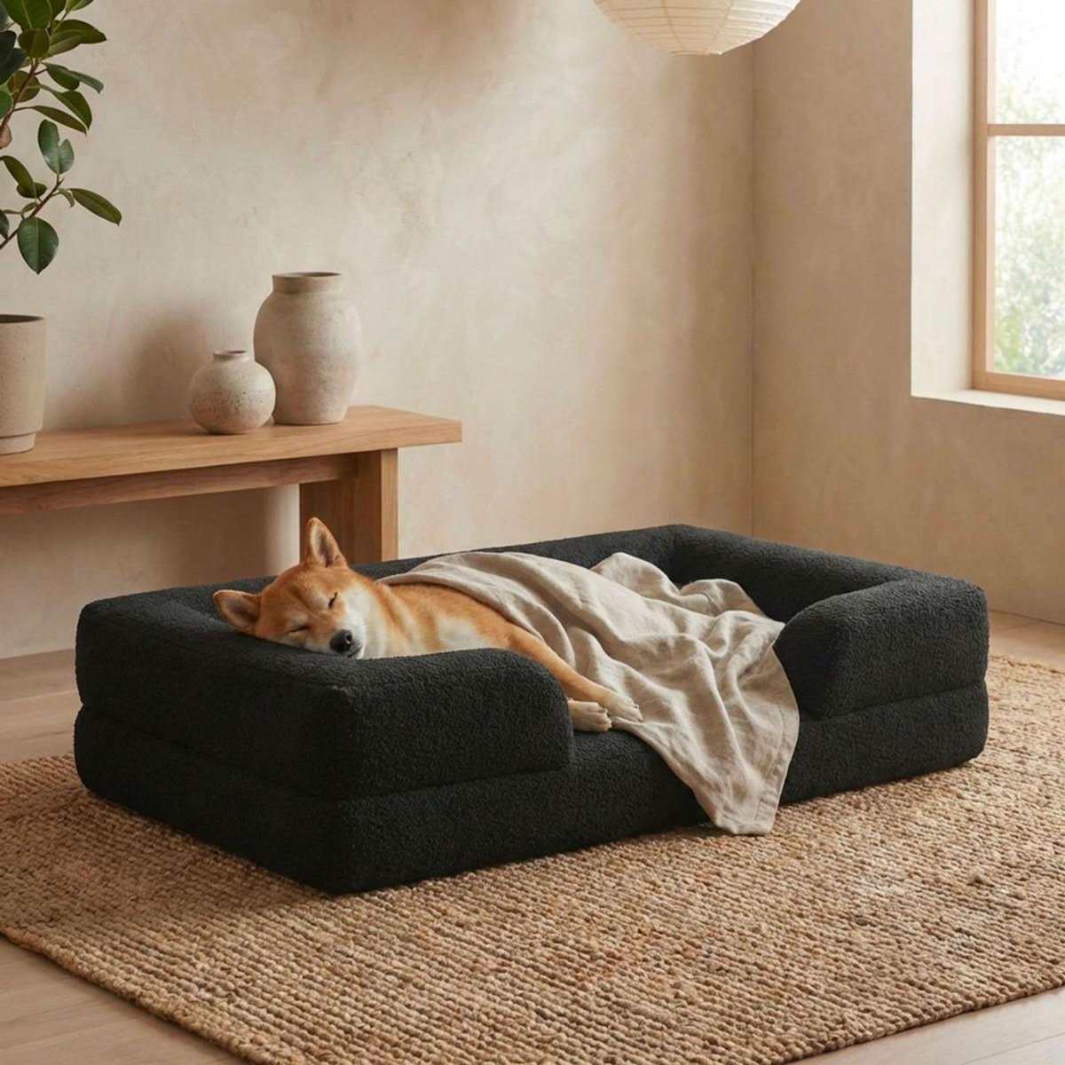 Paris Prix Panier Pour Chien & Chat  Heidi  92cm Noir