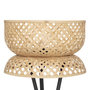 Voir la diapositive 2 : ATMOSPHERA Lampadaire Trépied en Bambou  Suny  145cm Noir