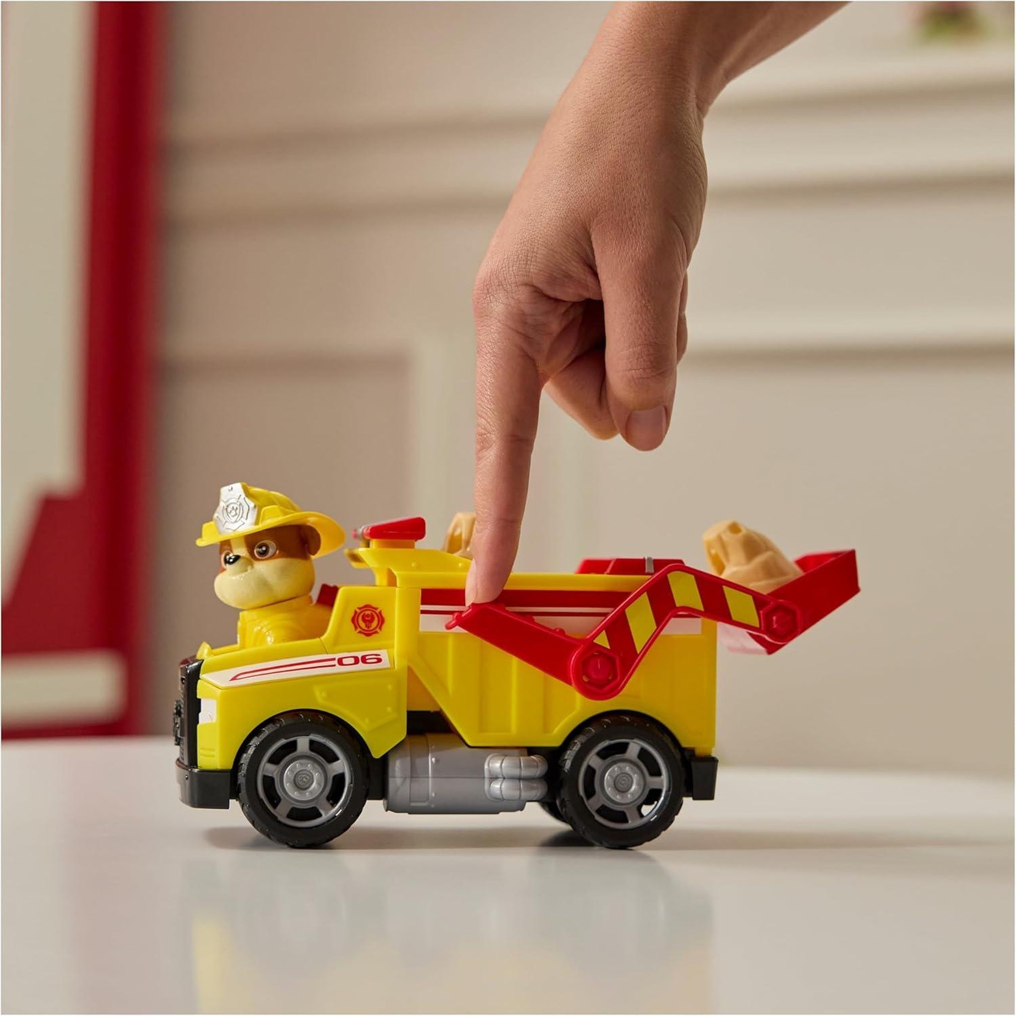 Voir la diapositive 4 : SPIN MASTER Spin Master Paw Patrol Fire Rescue - Rubble avec camion de sauvetage