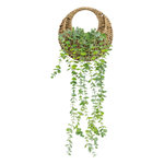 ATMOSPHERA Eucalyptus à suspendre avec pot naturel - H. 70 cm