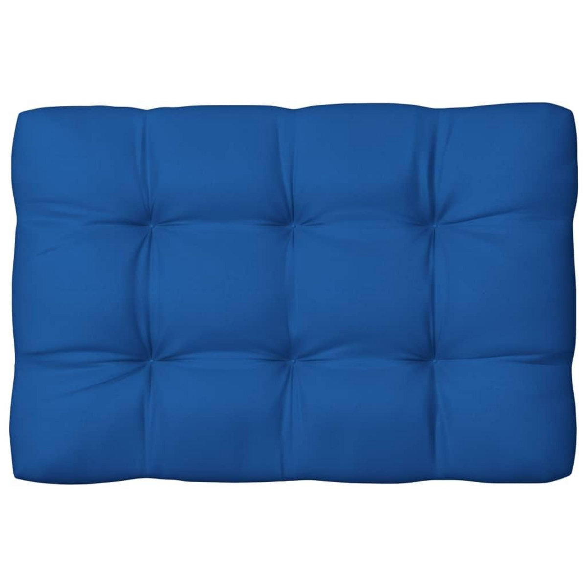 VIDAXL Coussins de canape palette lot de 7 Bleu royal