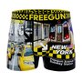 Voir la diapositive 5 : FREEGUN Lot de 3 boxers enfant American Vibes