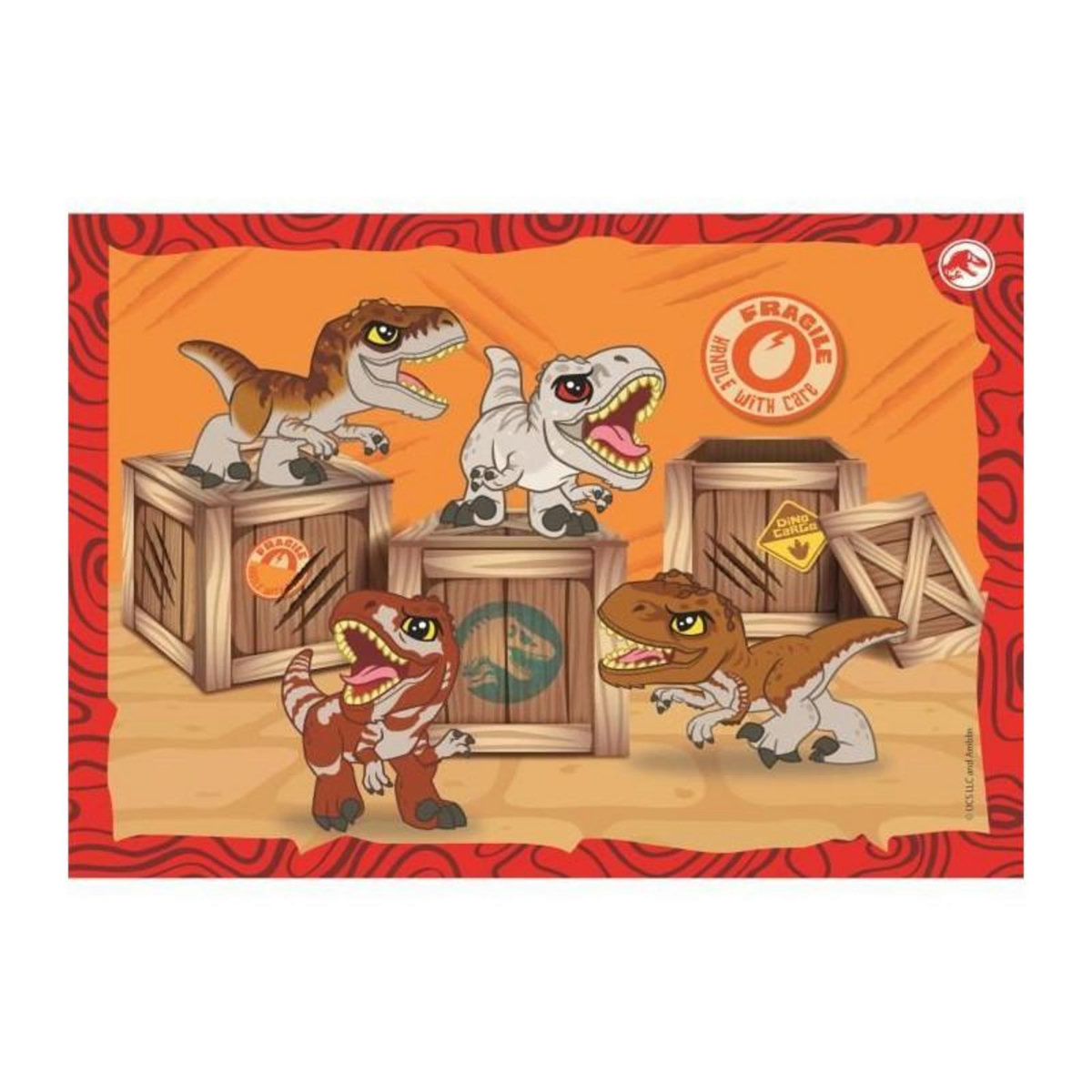 CLEMENTONI CLEMENTONI Puzzle 4 en 1 Jurassic World