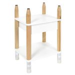 The Home Deco Factory Table de chevet pour enfant blanche