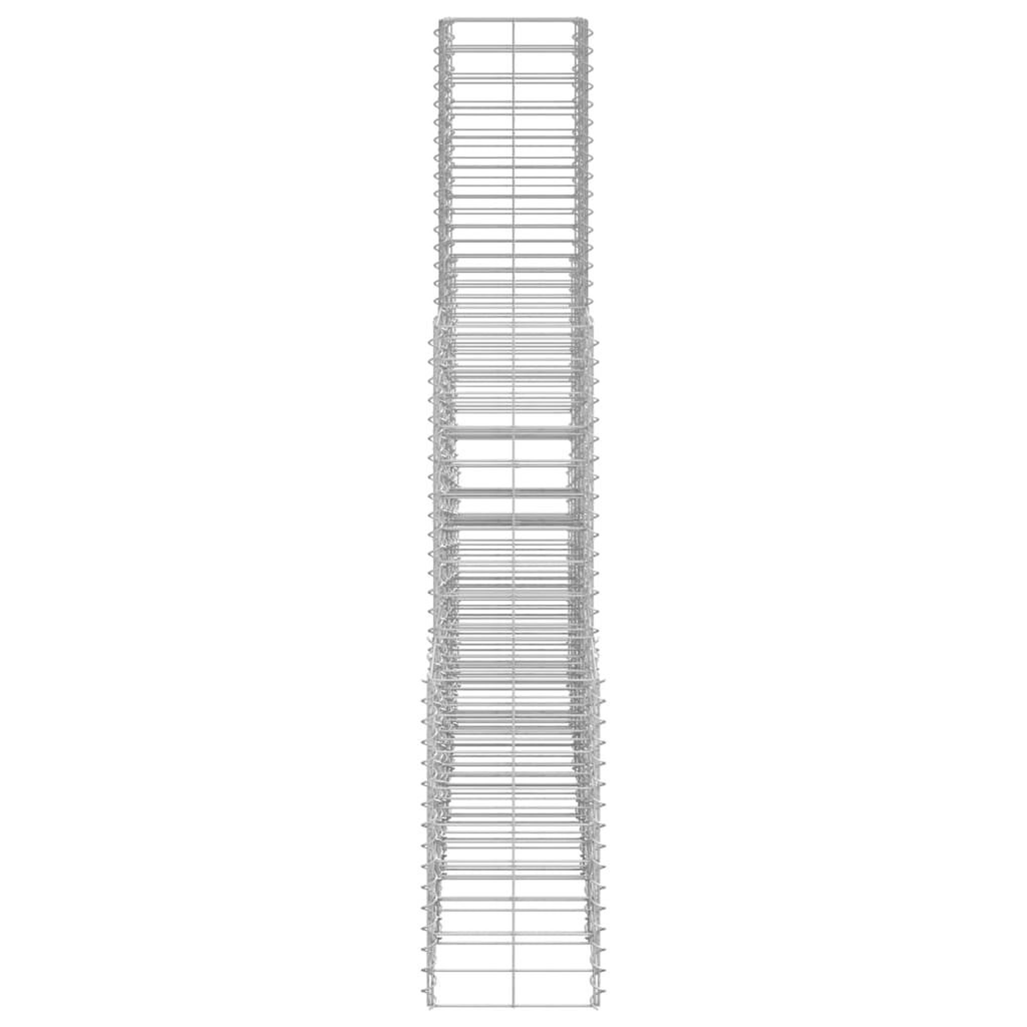 Voir la diapositive 5 : VIDAXL 6 gabions en fil galvanise