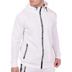 Project X Veste Zippé à Capuche  Homme Project X Paris Basic. Coloris disponibles : Blanc