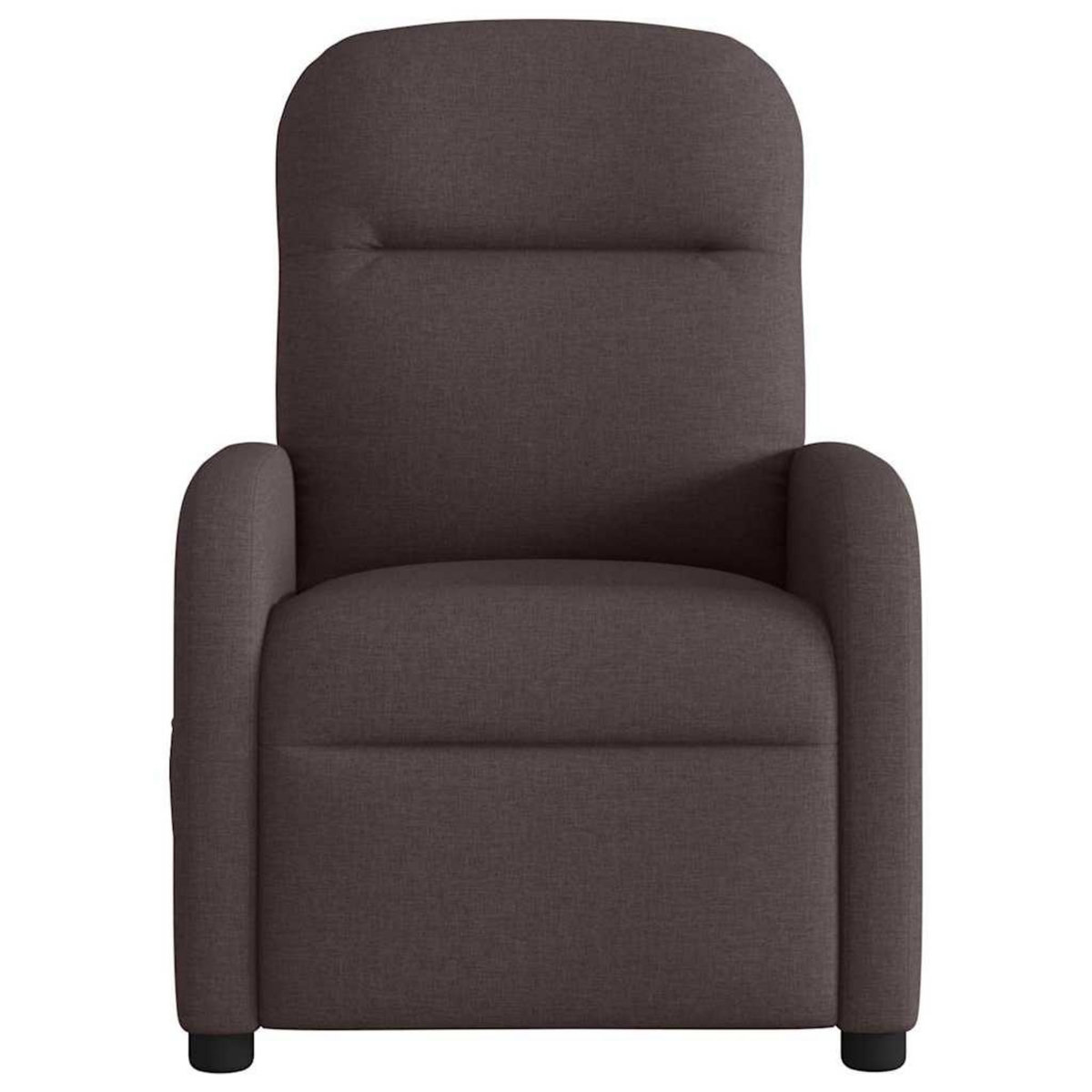 VIDAXL Fauteuil de massage inclinable Marron fonce Tissu