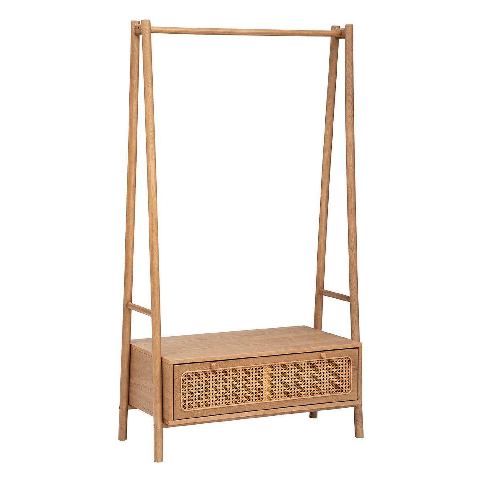 ATMOSPHERA Portant à vêtements avec tiroir  tiria  162cm marron