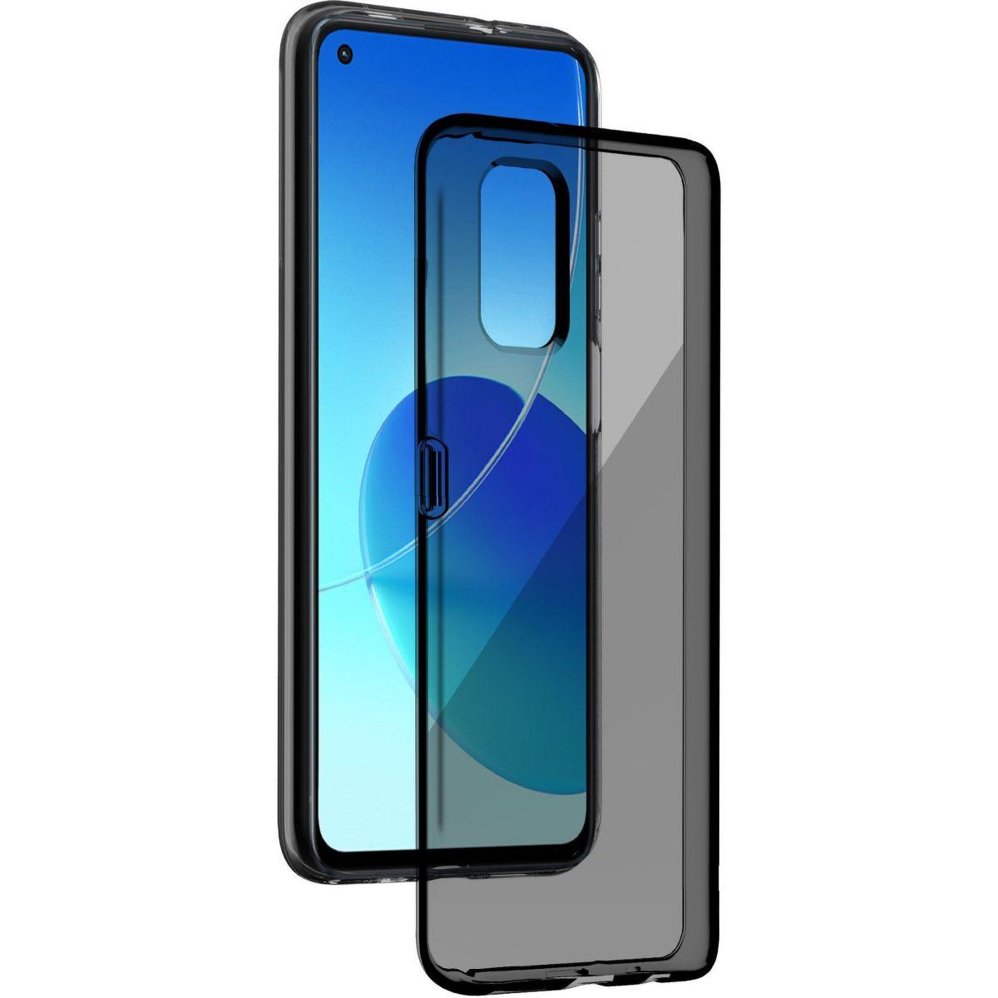 Bigben Connected Coque Oppo Reno 6 Silisoft Glossy Black