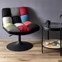 Voir la diapositive 2 : The Home Deco Factory Fauteuil de salon pivotant Askim