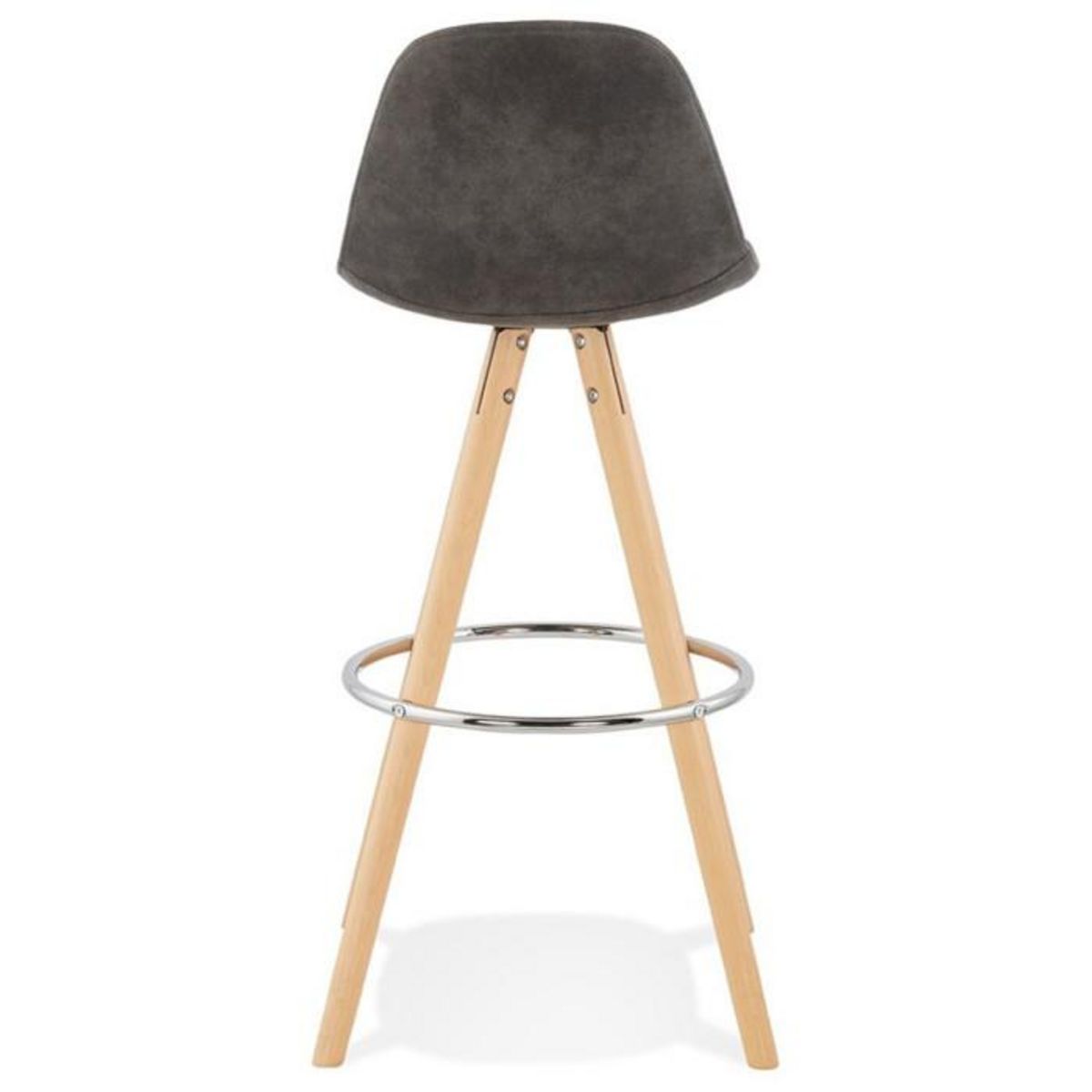 Paris Prix Tabouret de Bar  Caneo  97cm Gris & Naturel