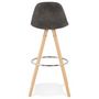 Voir la diapositive 5 : Paris Prix Tabouret de Bar  Caneo  97cm Gris & Naturel