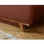 Voir la diapositive 4 : BEST MOBILIER Cristal - fauteuil - convertible avec coffre - en velours texturé