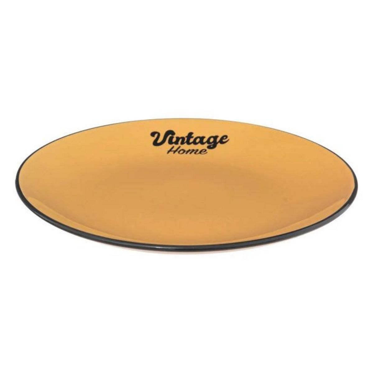 Paris Prix Lot de 6 Assiettes à Dessert  Be Vintage  20cm Jaune