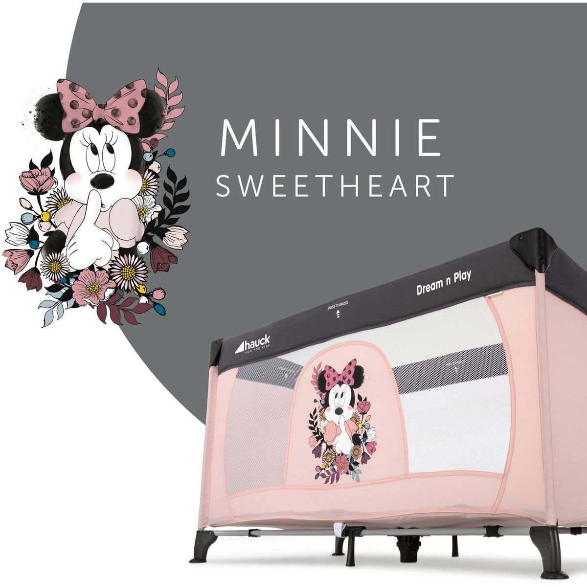 HAUCK Lit Parapluie Dream and Play - Minnie Sweetheart