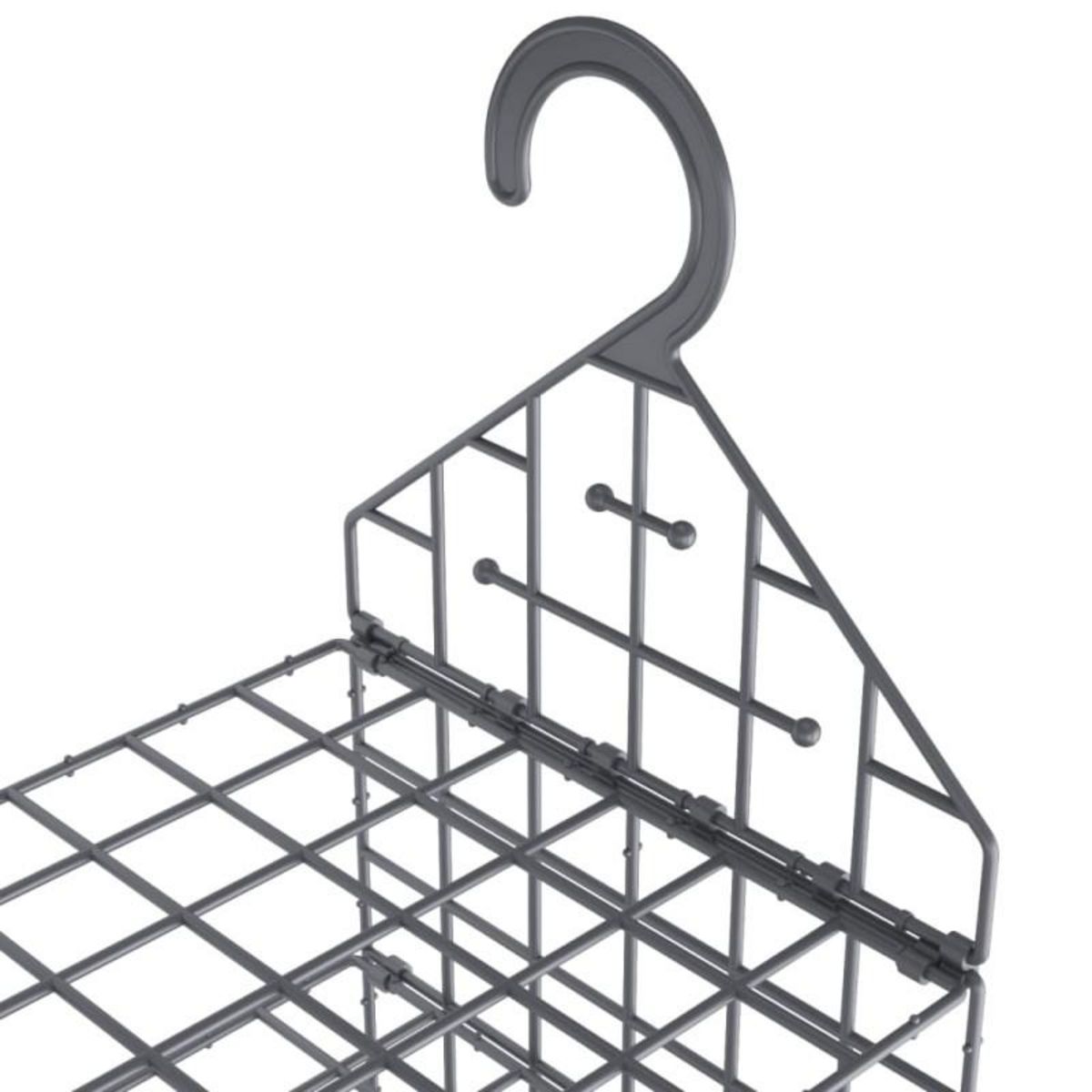 VIDAXL Organisateur de placard suspendu avec 7 étagères