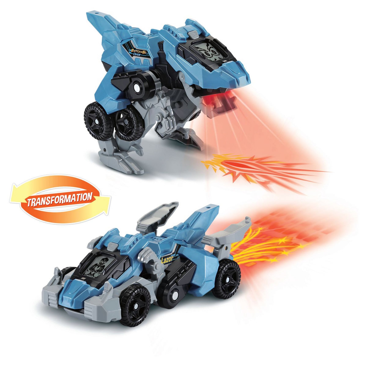 VTECH SWITH GO DINOS FIRE LAZORLE SUPER VELOCIRAPTOR