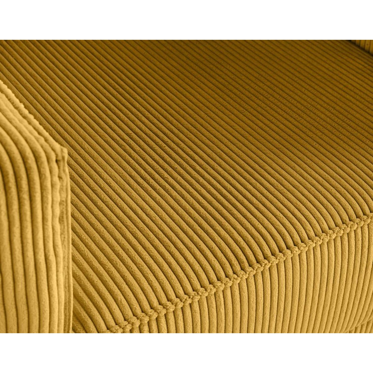 LISA DESIGN Charlie - fauteuil - pieds hauts - en velours côtelé