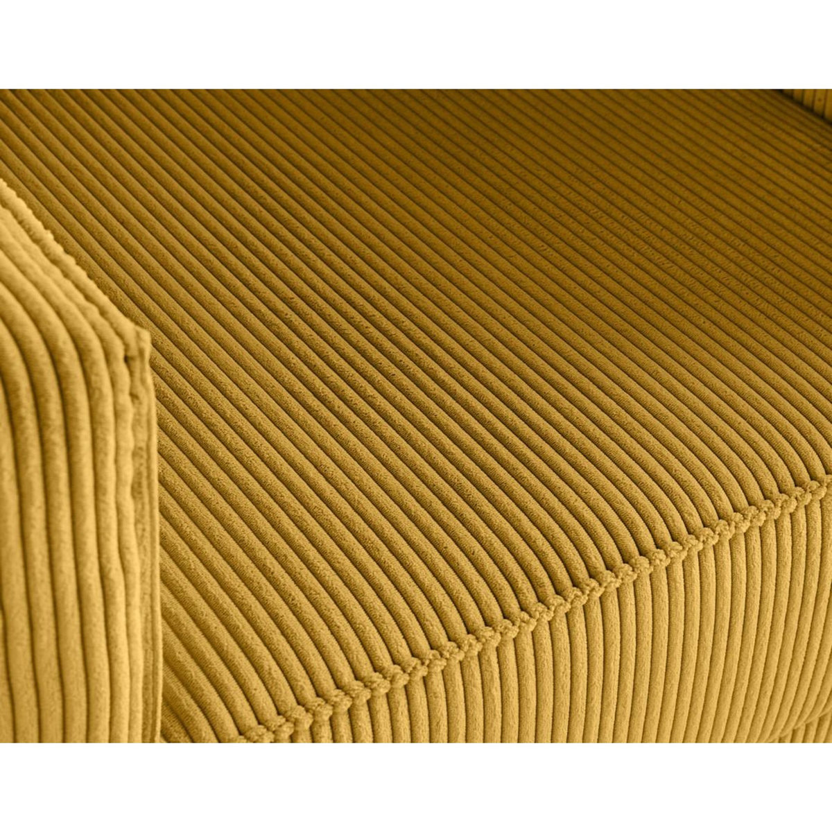 LISA DESIGN Charlie - fauteuil - pieds hauts - en velours côtelé