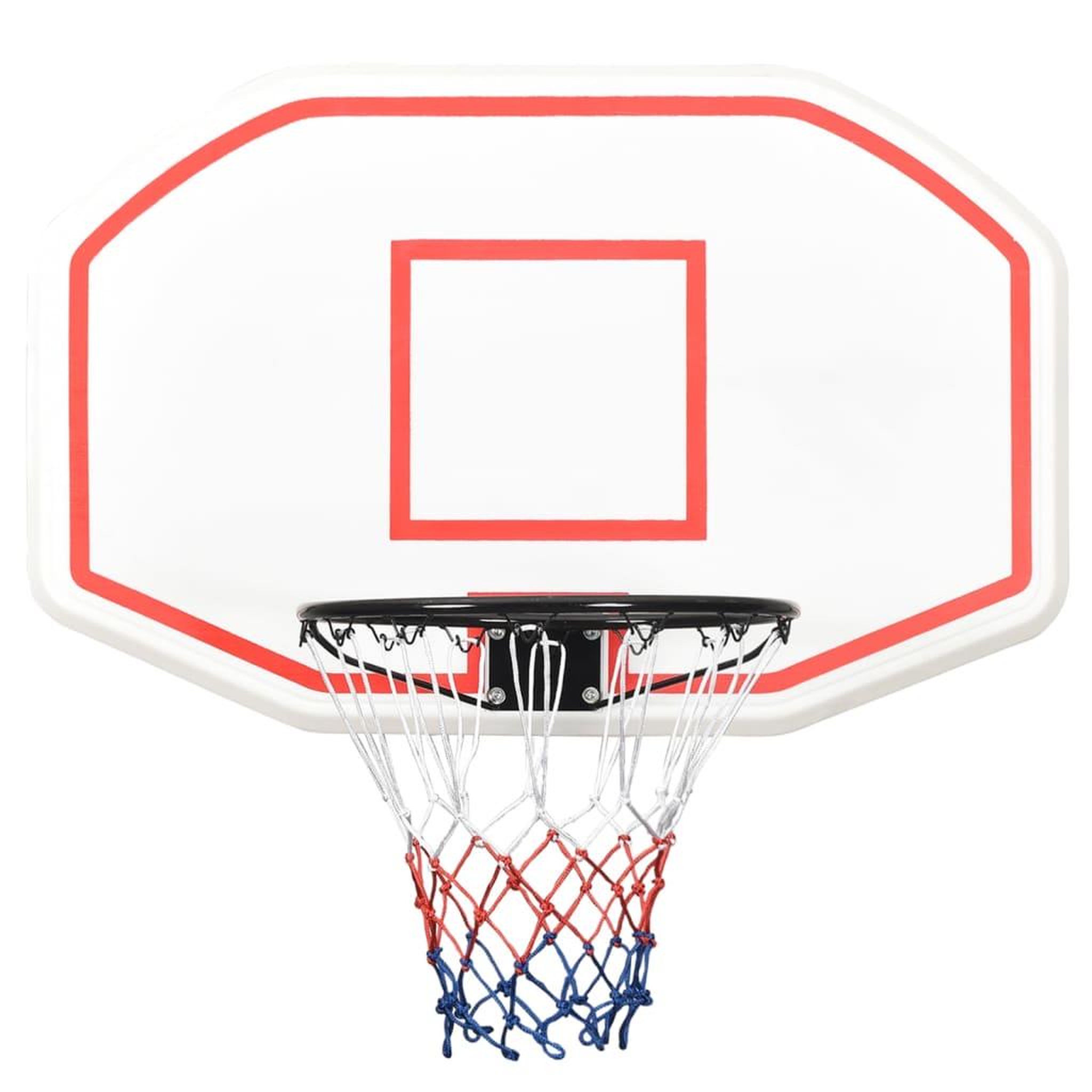 Voir la diapositive 2 : VIDAXL Panneau de basket-ball Blanc 109x71x3 cm Polyethylene