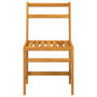 Voir la diapositive 4 : VIDAXL Ensemble de balcon 3 pcs bois d'acacia solide