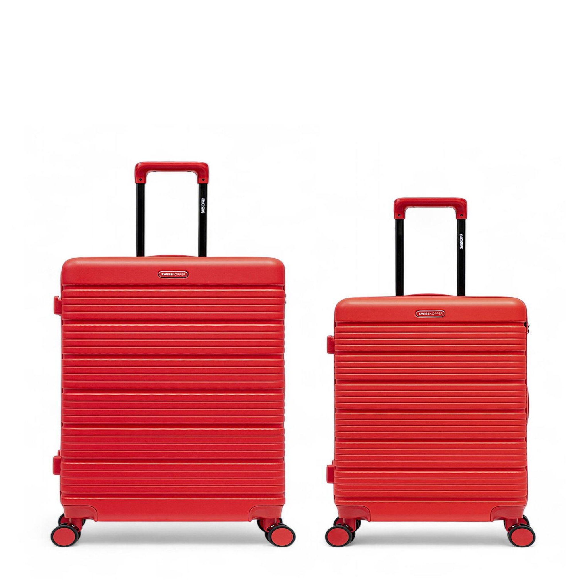 SWISS KOPPER Lot de 2 Valises Rigides Grand Format et Taille Moyenne LUGANO